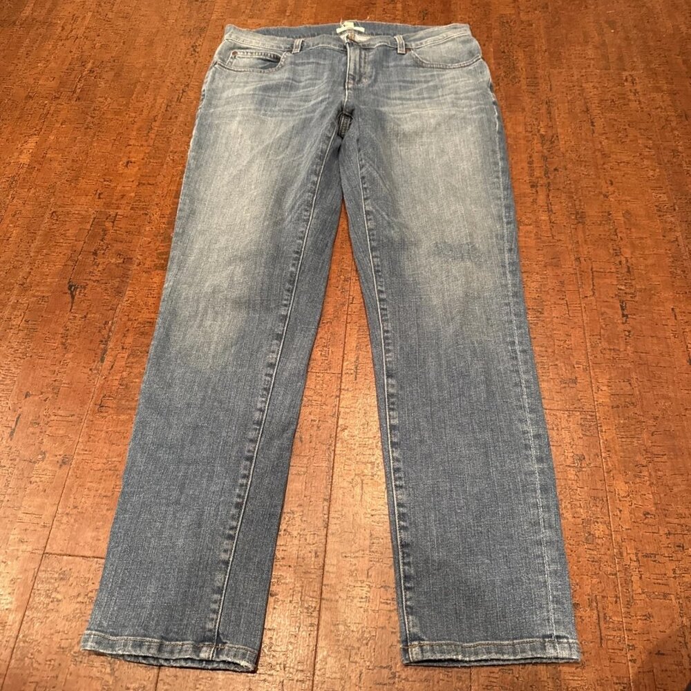 Eileen Fisher Women’s 4 Straight Leg Jeans Organic Cotton